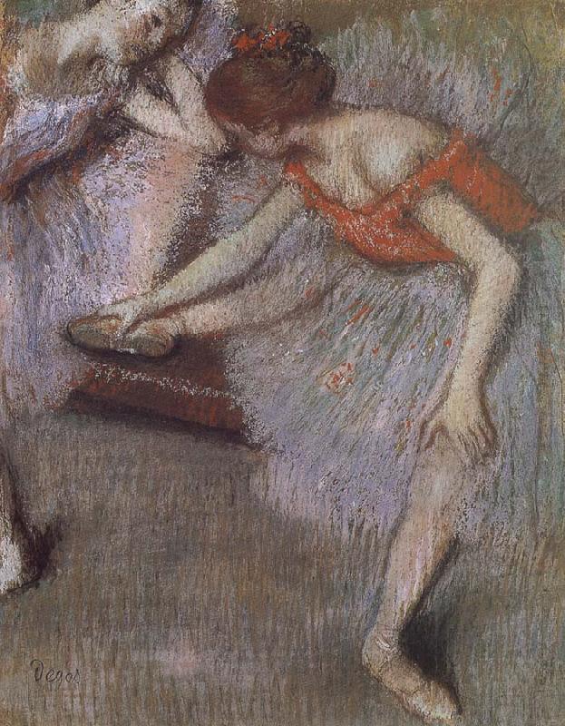 Dance have a break, Edgar Degas